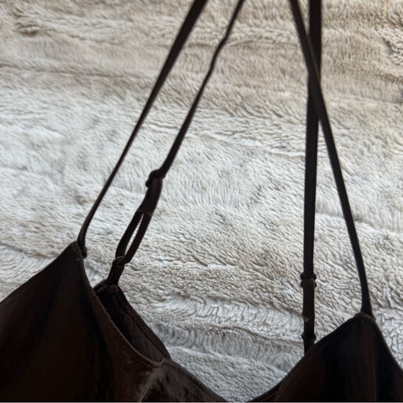 VINCE Satin Slip Dress in Nutwood Size S - Picture 12 of 16